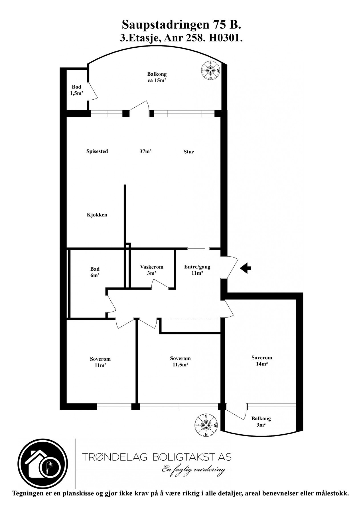 Planskisse. Galleribilde