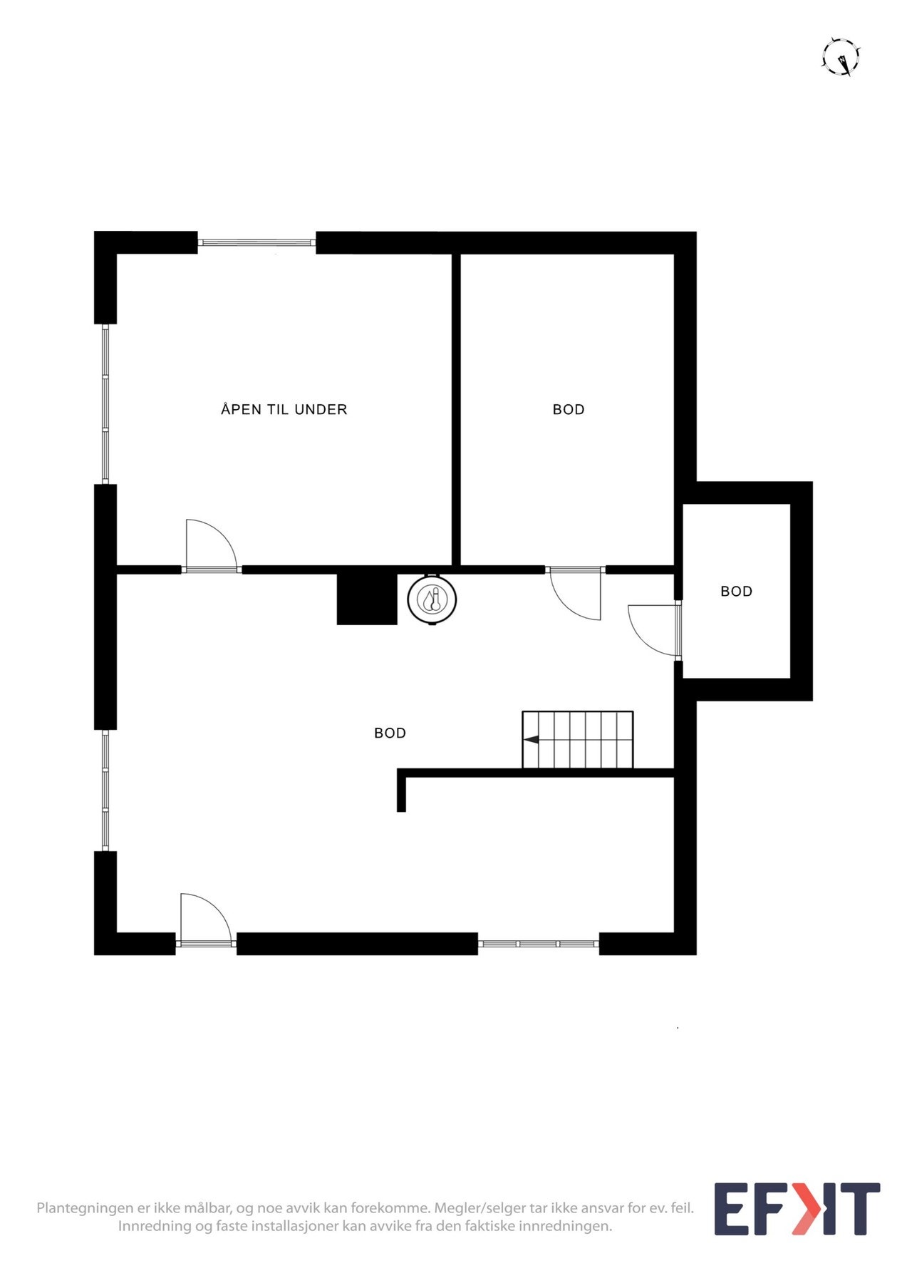 Plantegning kjeller Galleribilde