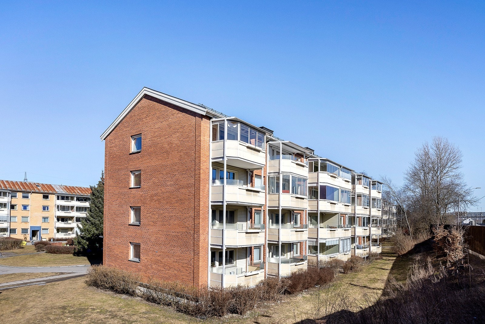 Fasade balkongsiden Galleribilde