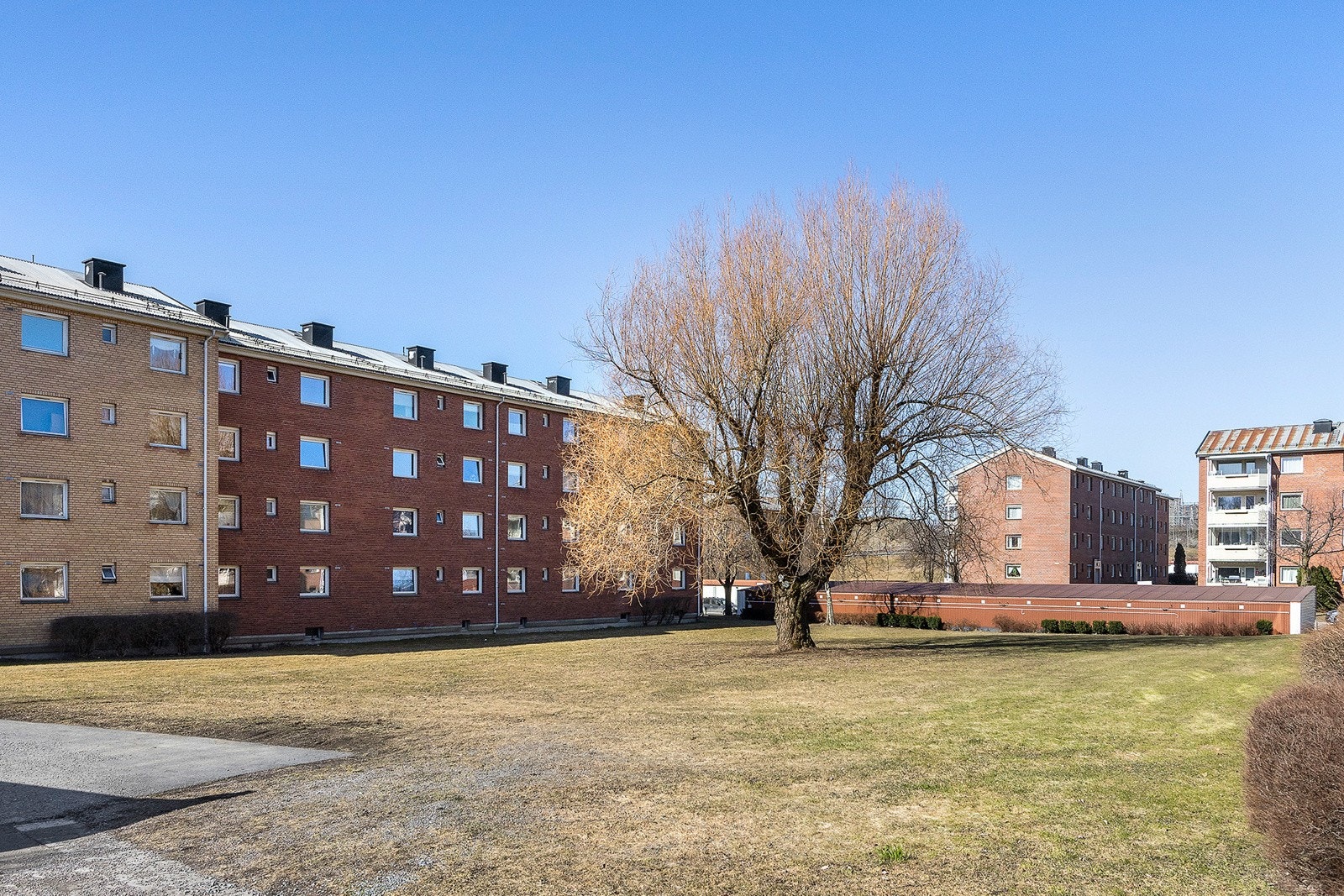 Leiligheten ligger i byggets 4. etasje. Galleribilde