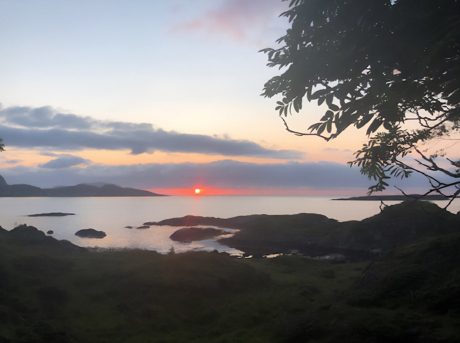 Solnedgang (bilde tatt av selger). Galleribilde