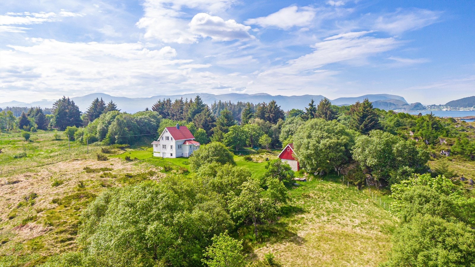 Oversikt over deler av eigedomen. Galleribilde