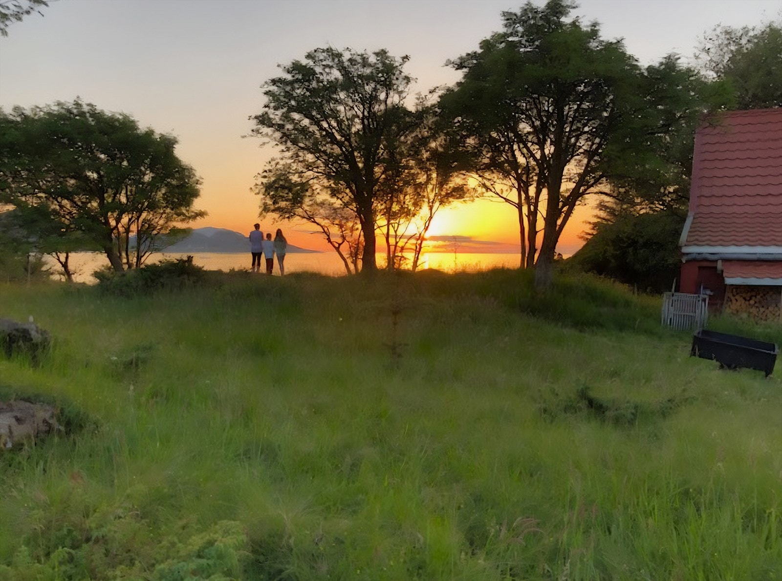 Her kan ein nyte solnedgangen rett i havet (bilde tatt av selger). Galleribilde