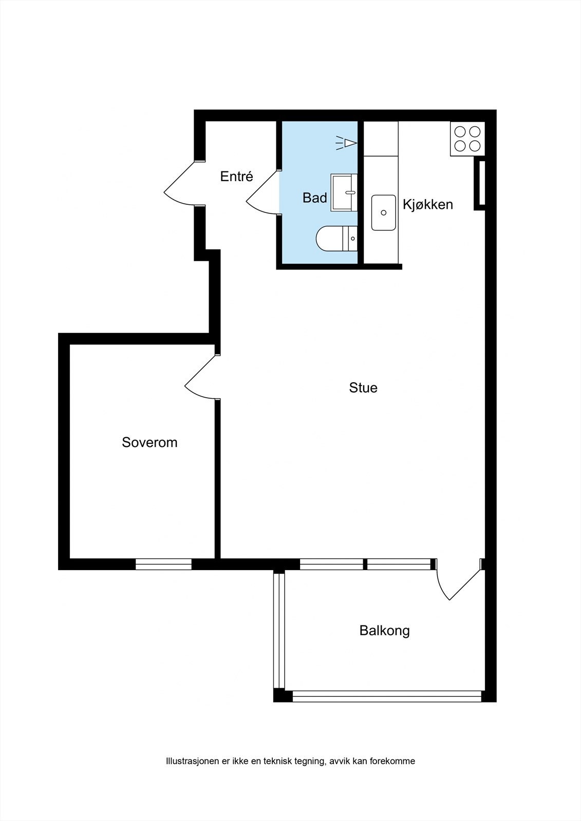 Presentasjon av leiligheten Galleribilde