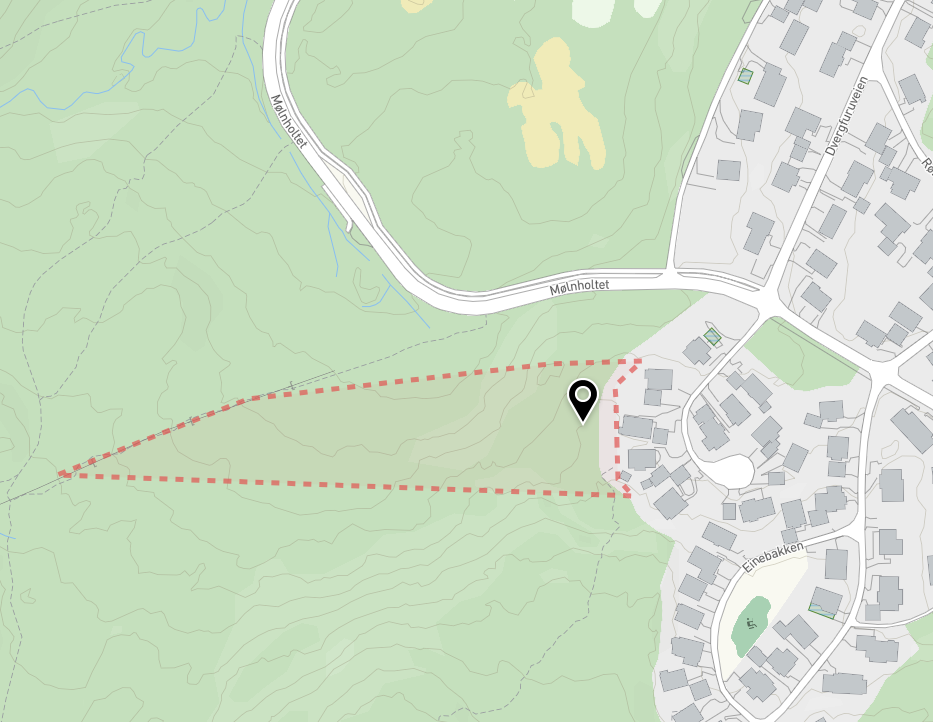 Kartbilde for parsell/tomt gnr 50 bnr 188 Galleribilde