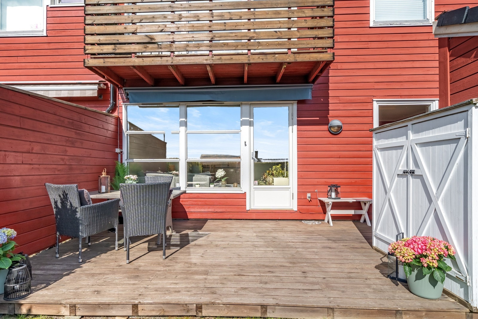 Skjermet uteplass Galleribilde