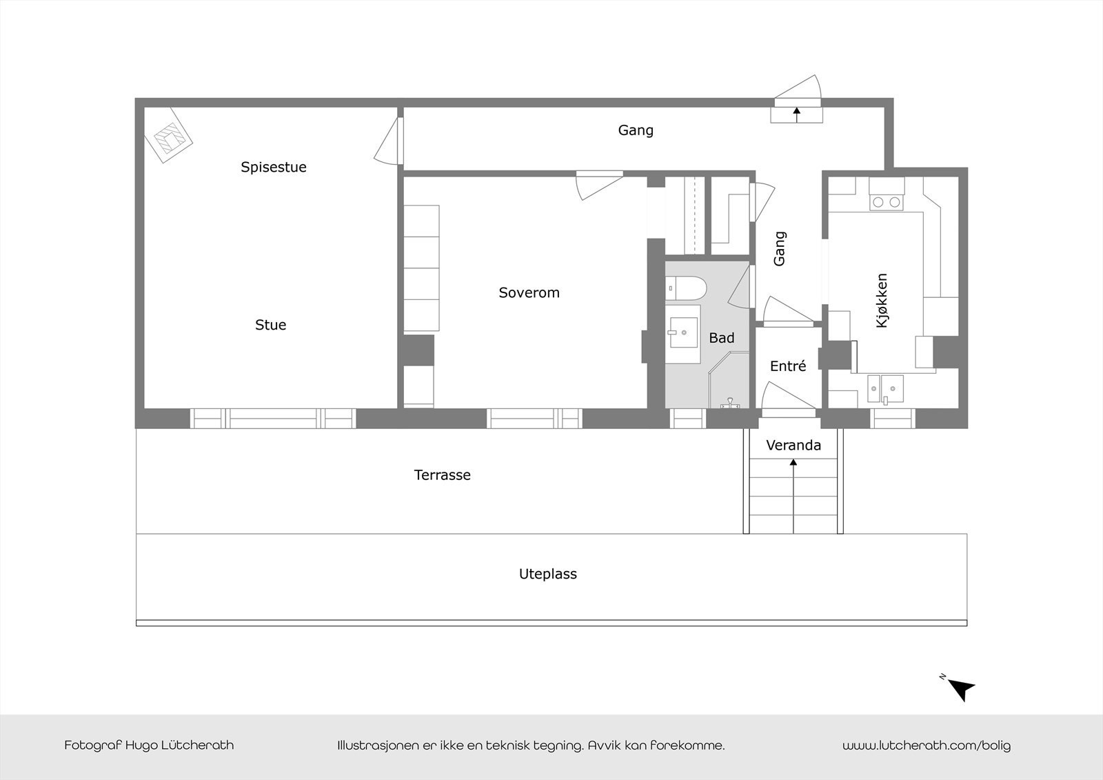 Plantegning. Galleribilde