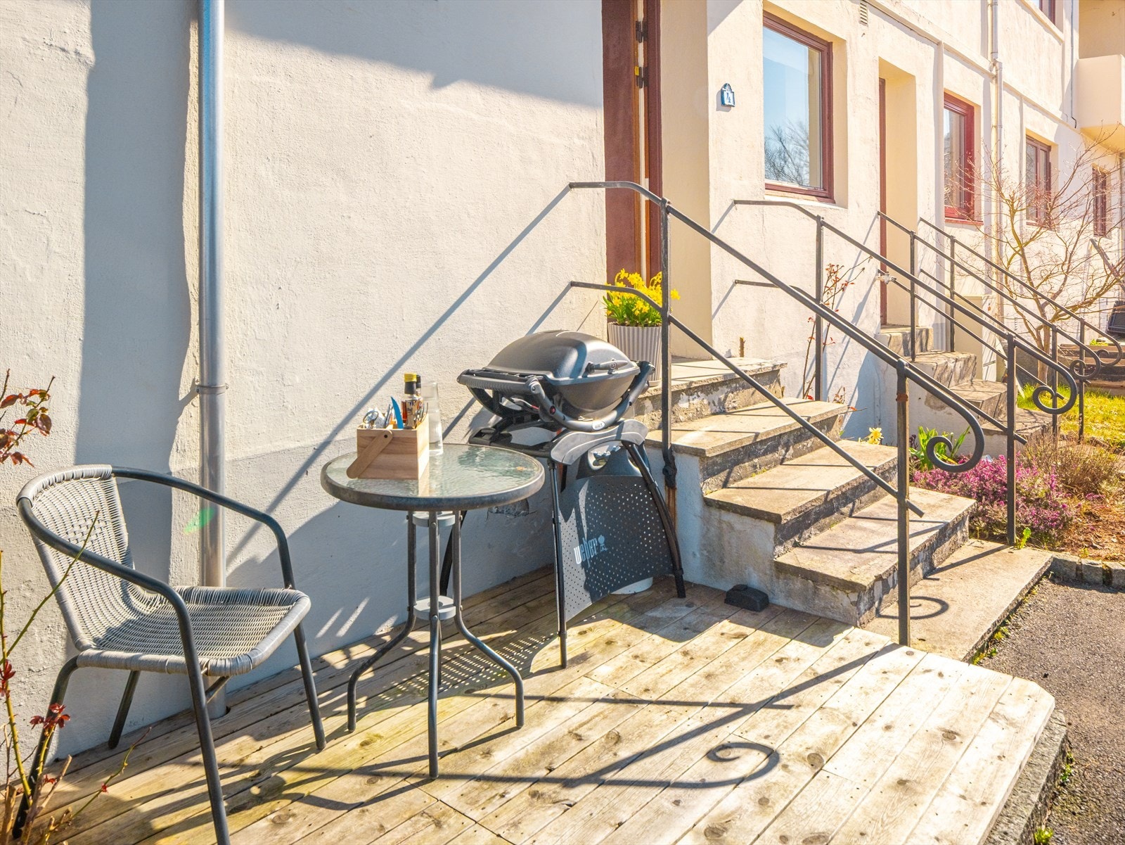 Området er skjermet og rolig, med mulighet for å skape en liten, privat oase. Galleribilde