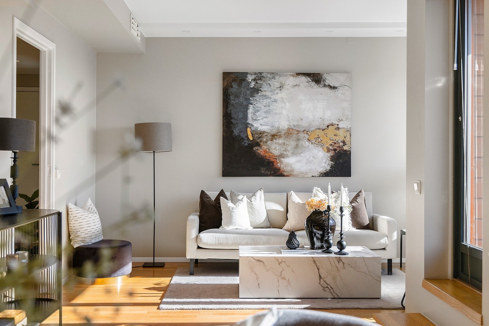 Leiligheten har god planløsning og er enkel å møblere Galleribilde