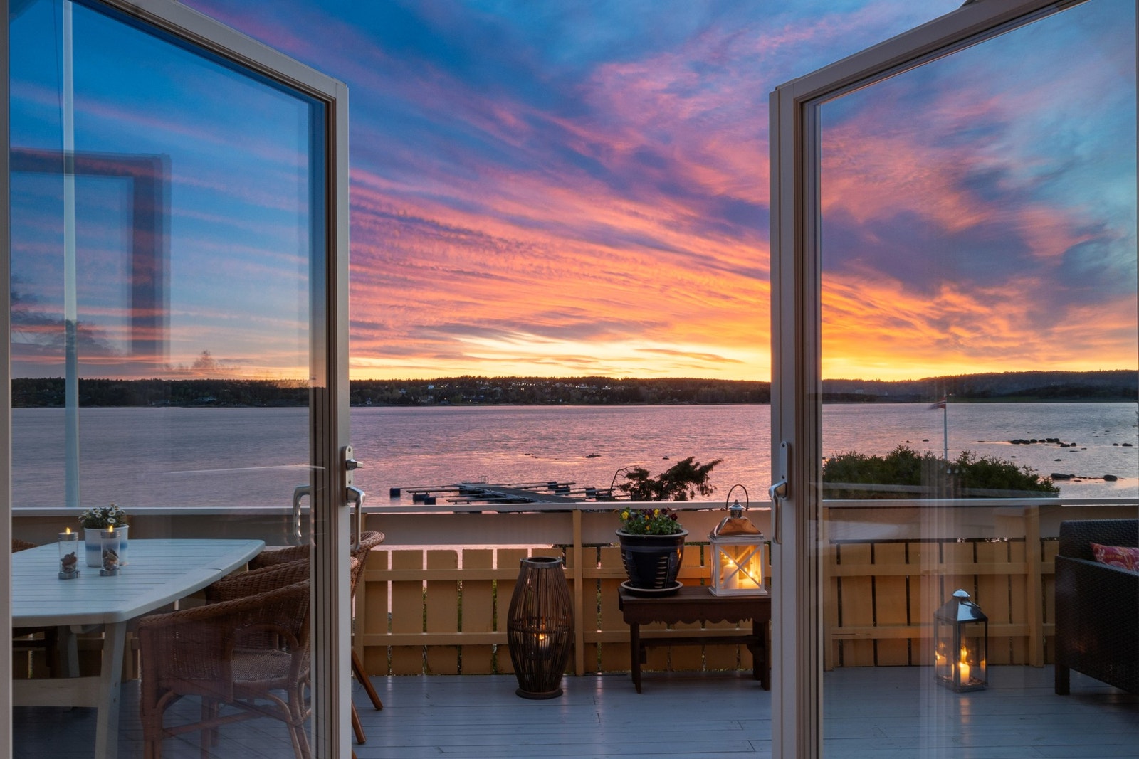 Nydelige solnedganger Galleribilde