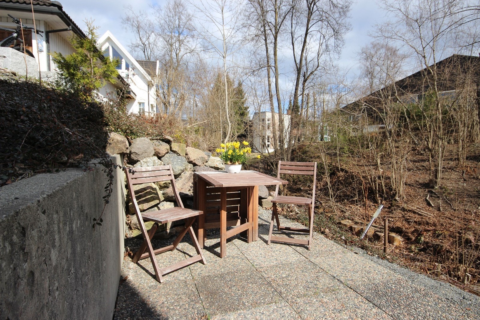 Koselig uteplass Galleribilde