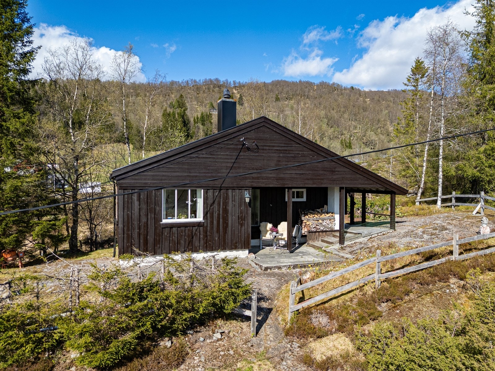 Solrik og usjenert beliggenhet Galleribilde