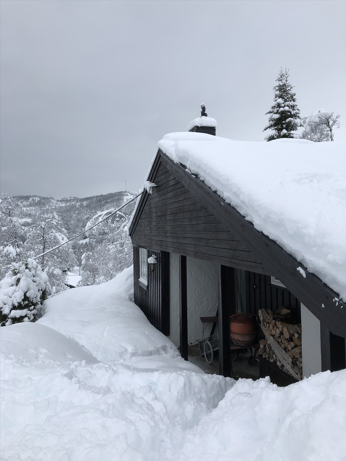 Vinteridyll / julestemning i Høysetevegen 467 Galleribilde