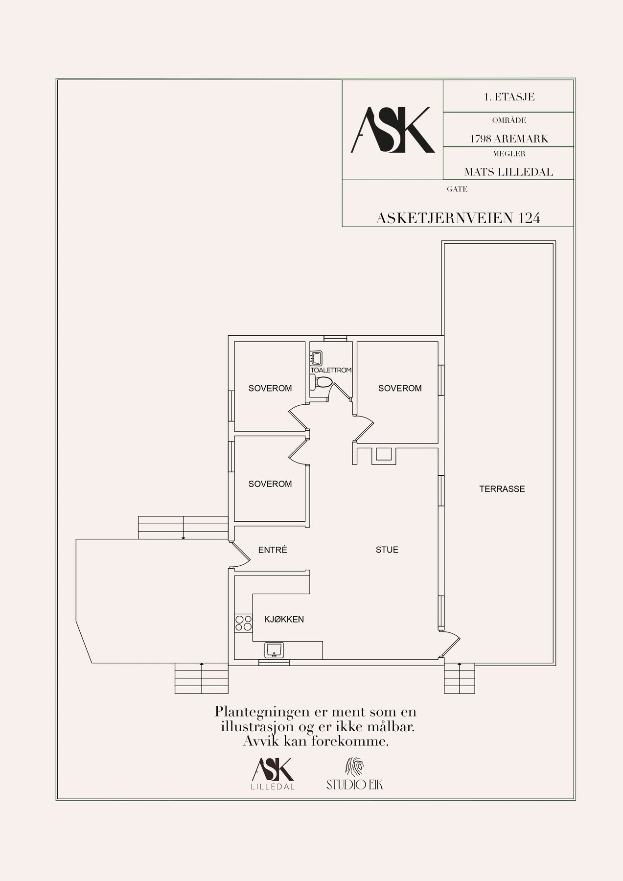Plantegning Galleribilde