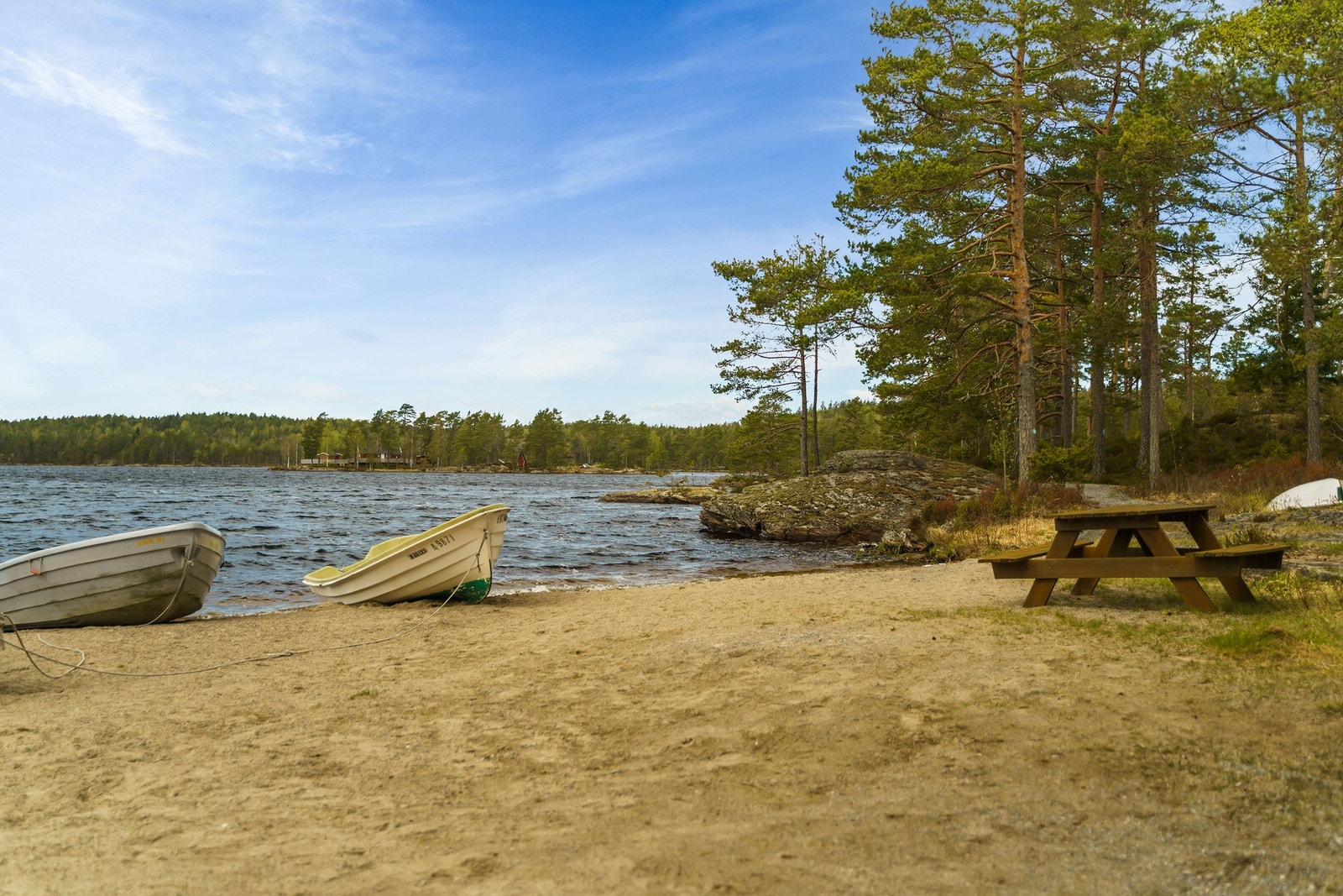 Her har velforeningen utplassert 3-4 båter til fri disposisjon for vellets medlemmer. Galleribilde