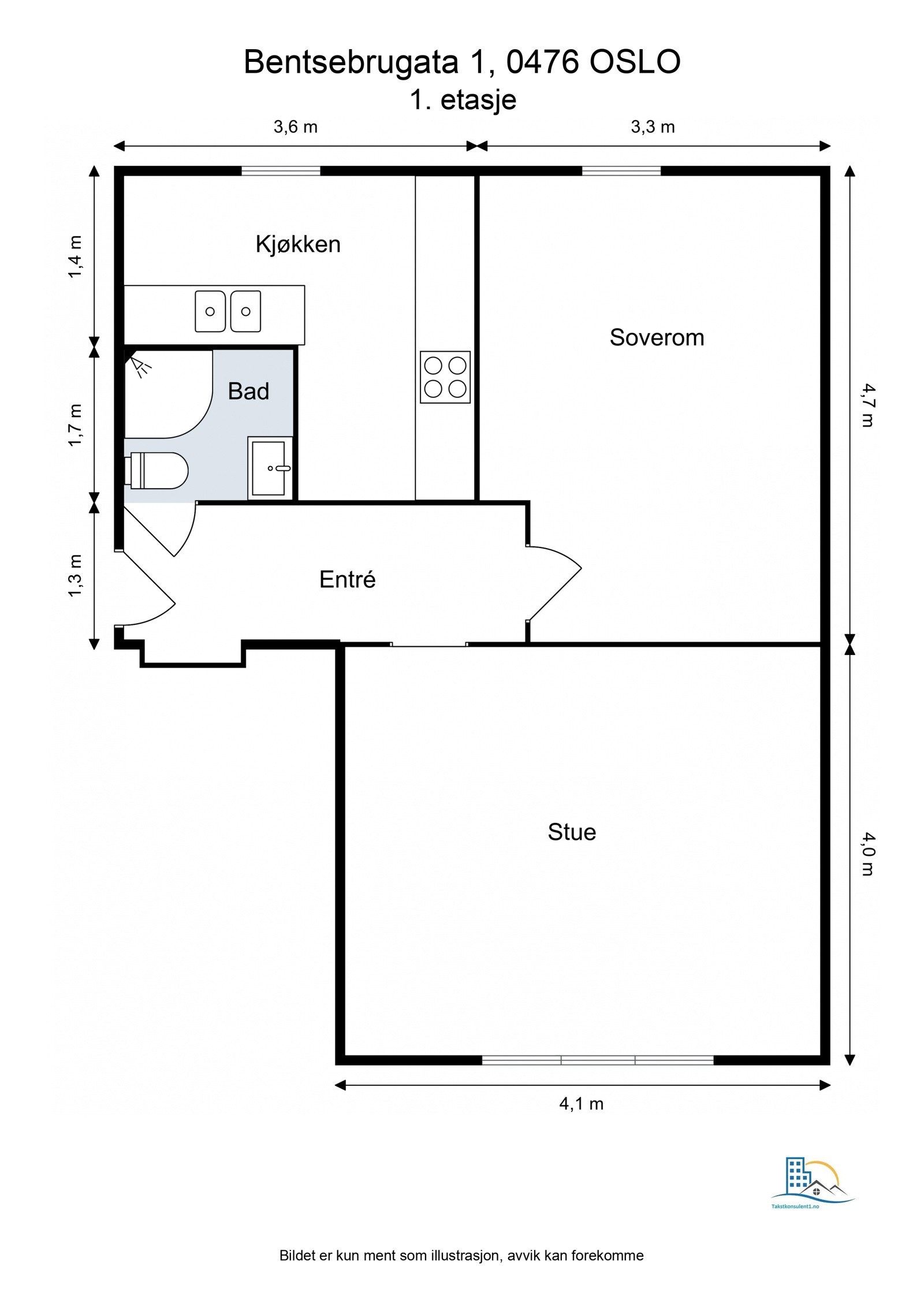 Boligen har en god planløsning. Galleribilde