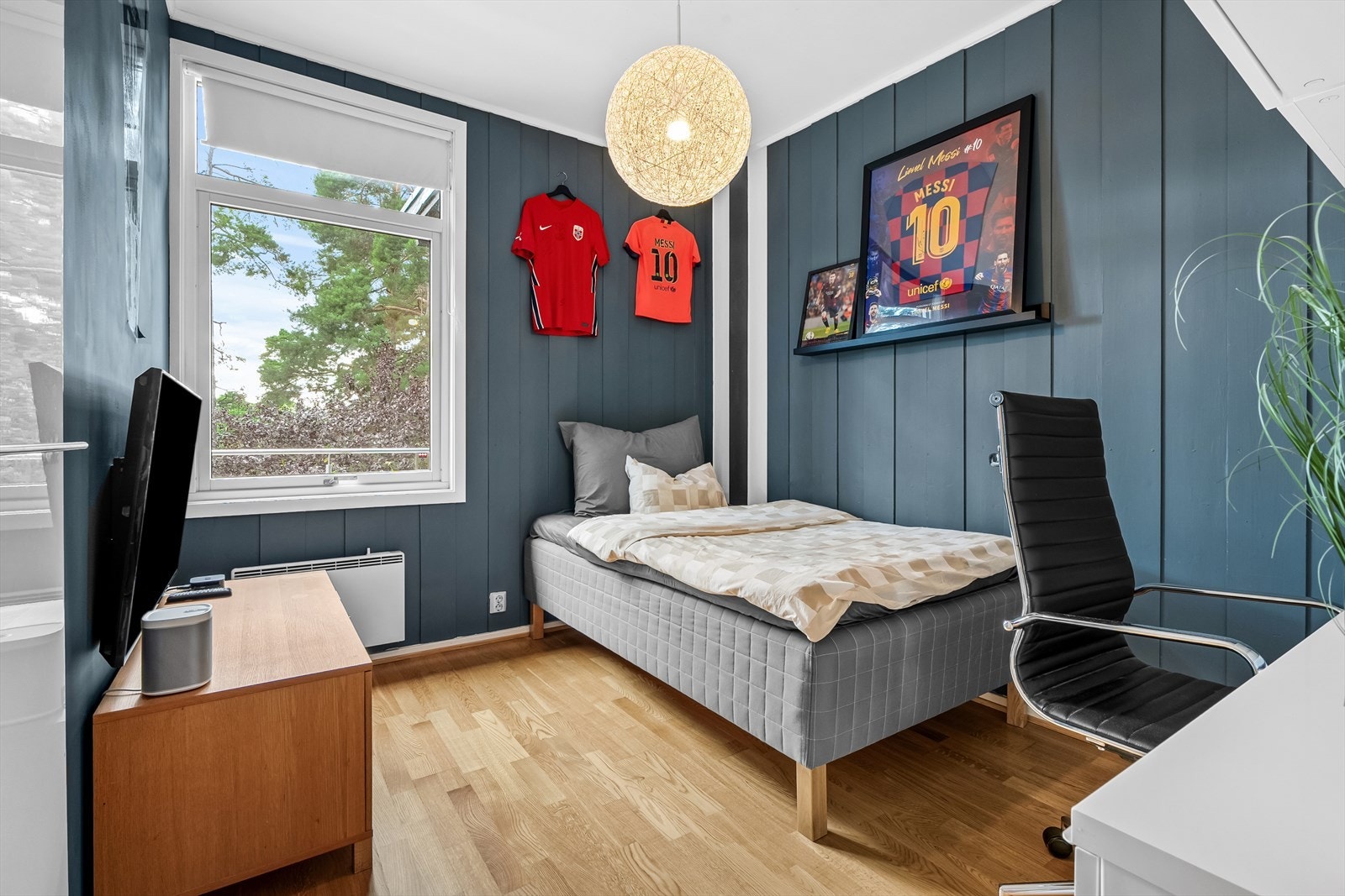 Soverom 2 og 3 egner seg ypperlig som barnerom, gjesterom eller kontor Galleribilde