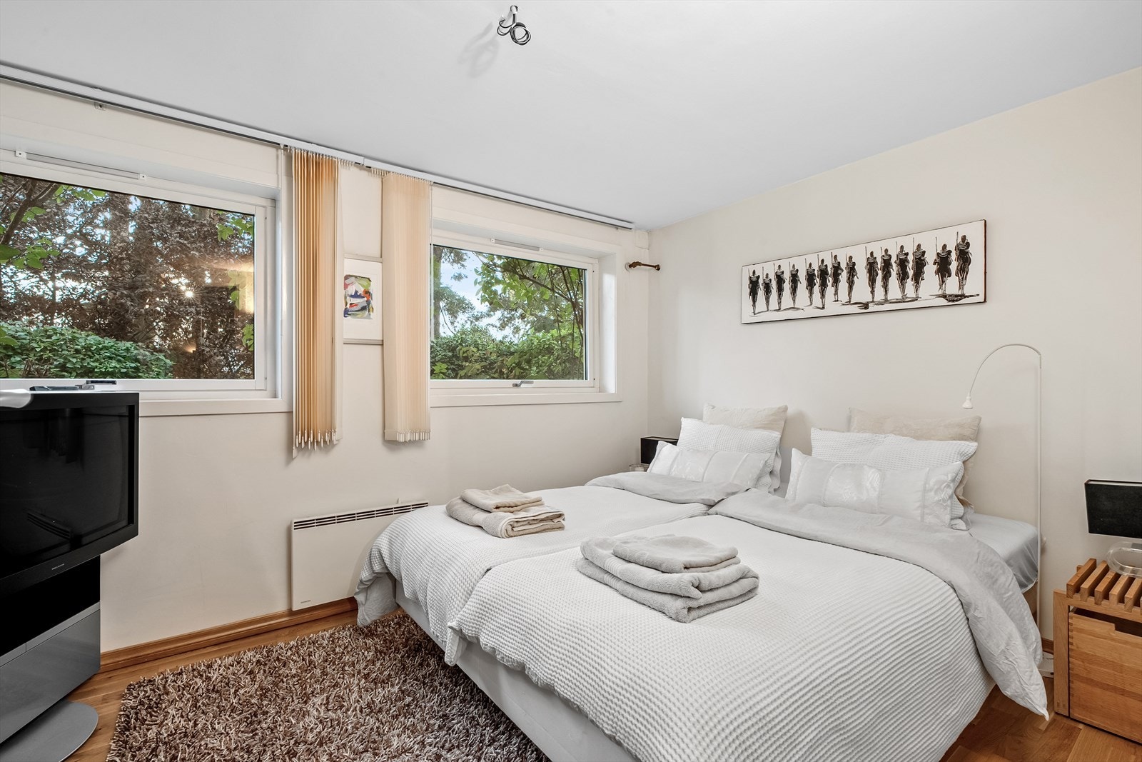 Soverom i underetasje - Rommet er opprinnelig byggemeldt som bod og må bruksendres for lovlig å kunne benyttes som soverom Galleribilde