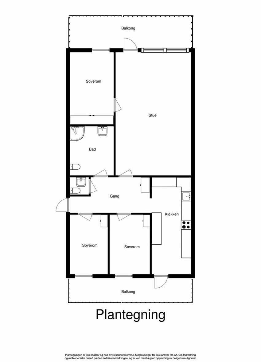 Plantegning Galleribilde