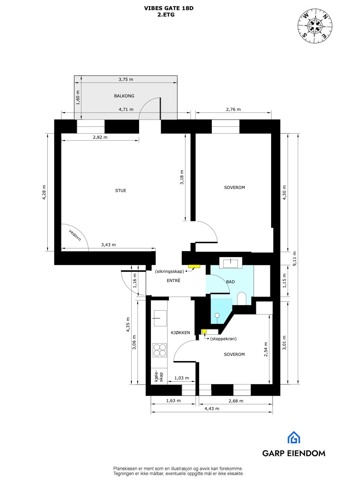 Planløsning Galleribilde