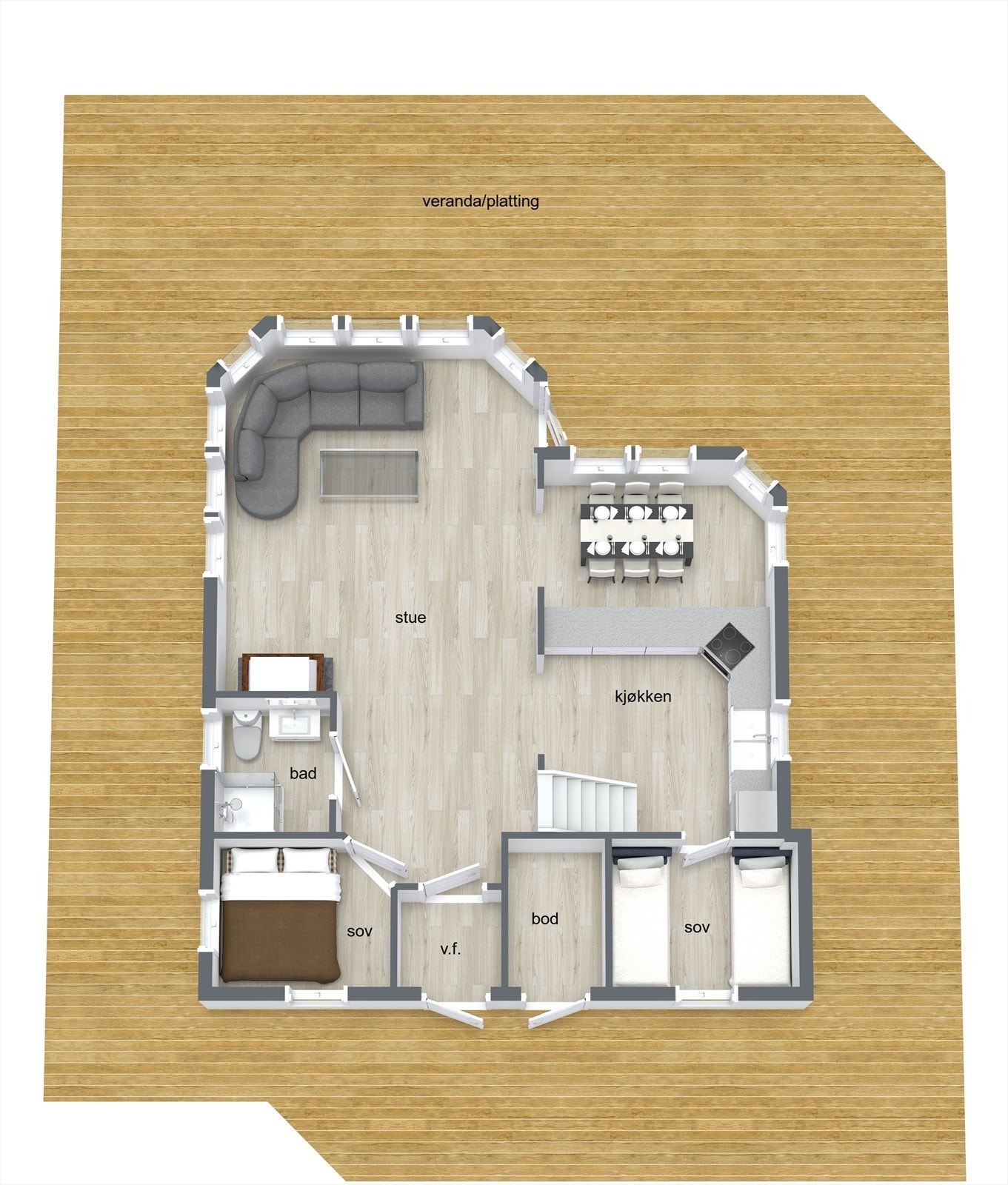 Første etasje. Galleribilde