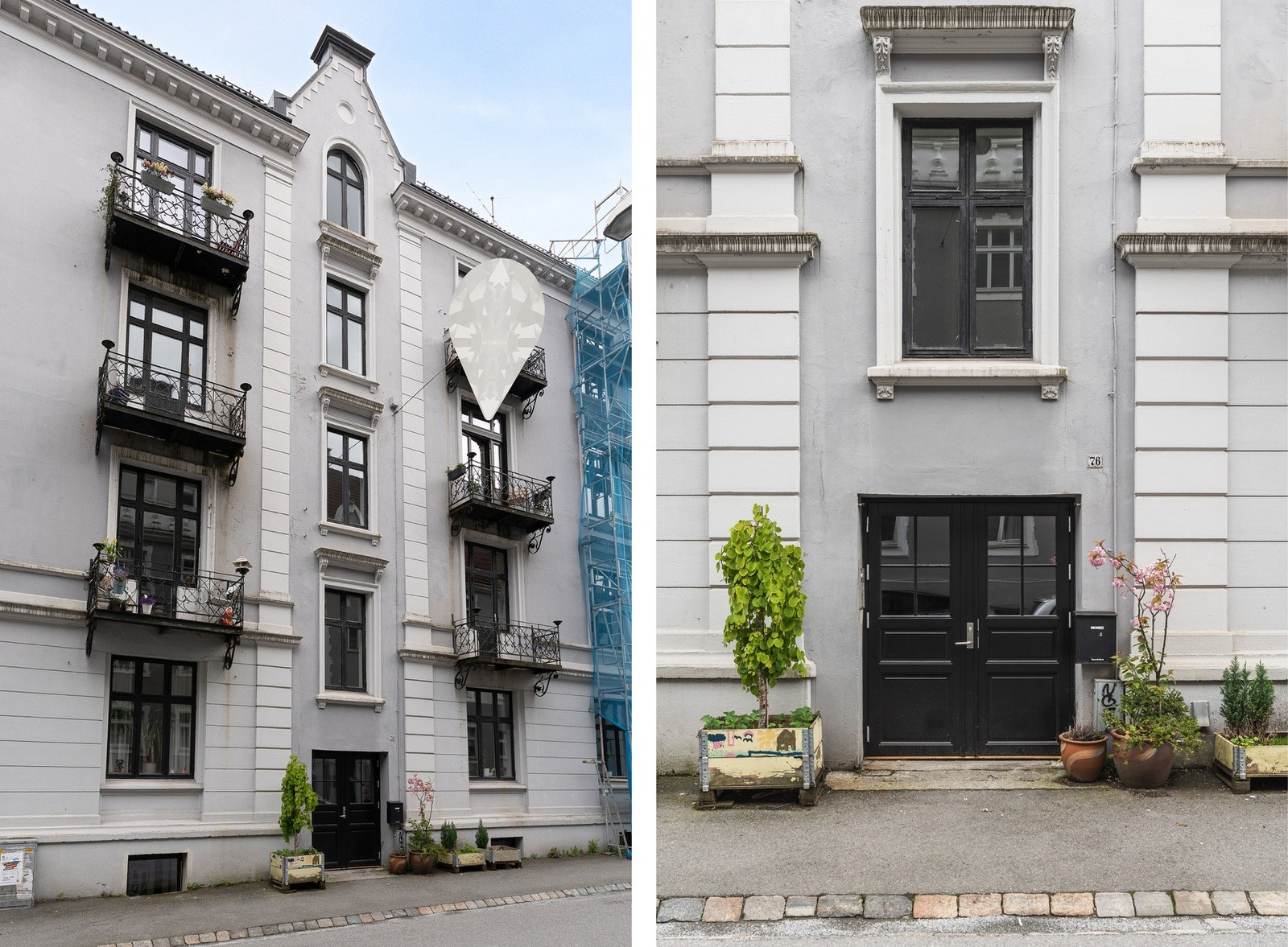Her får du den urbane bygårdsdrømmen og alt du skulle trenge i hverdagen innen gangavstand. Galleribilde