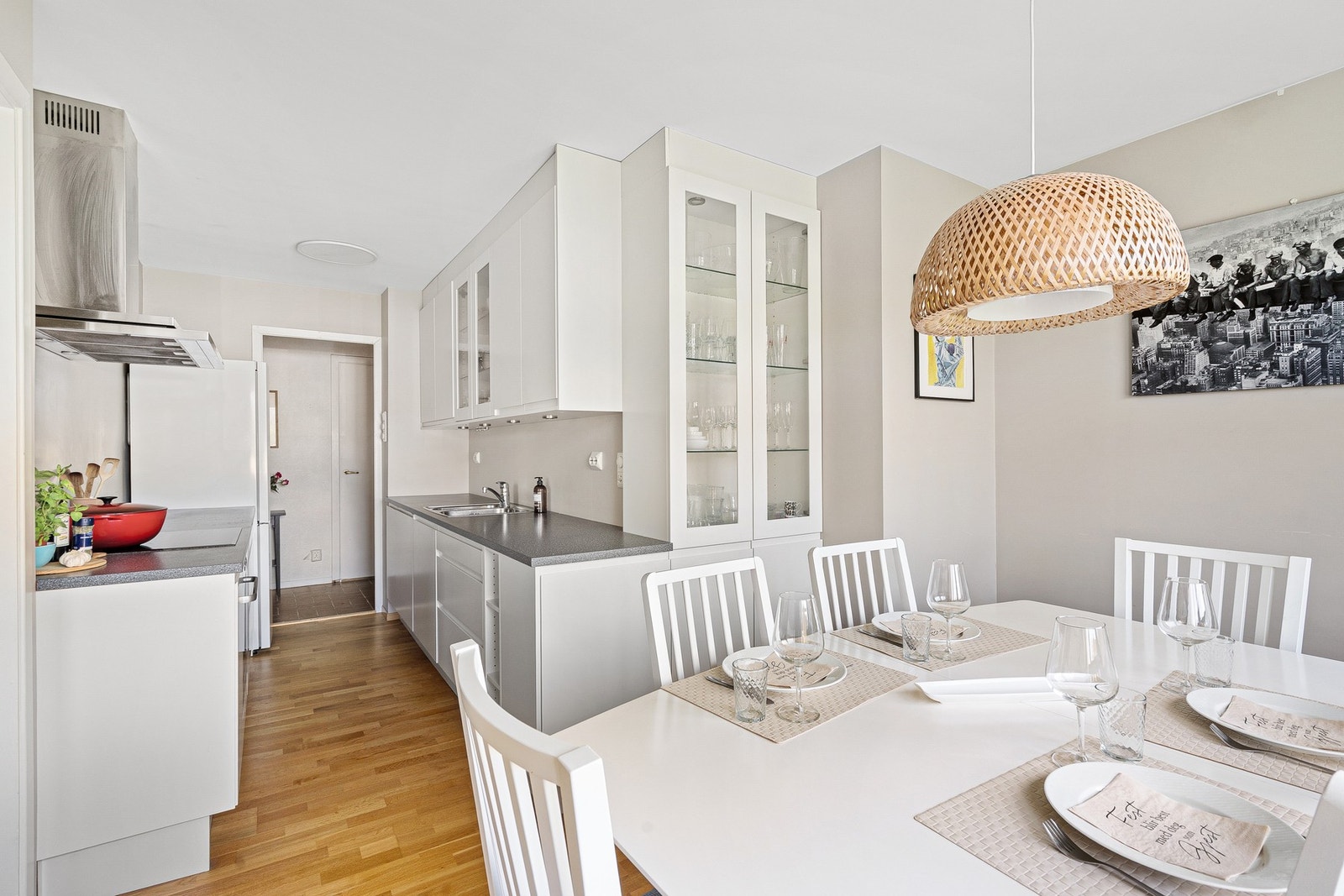 Hyggelig spiseplass Galleribilde