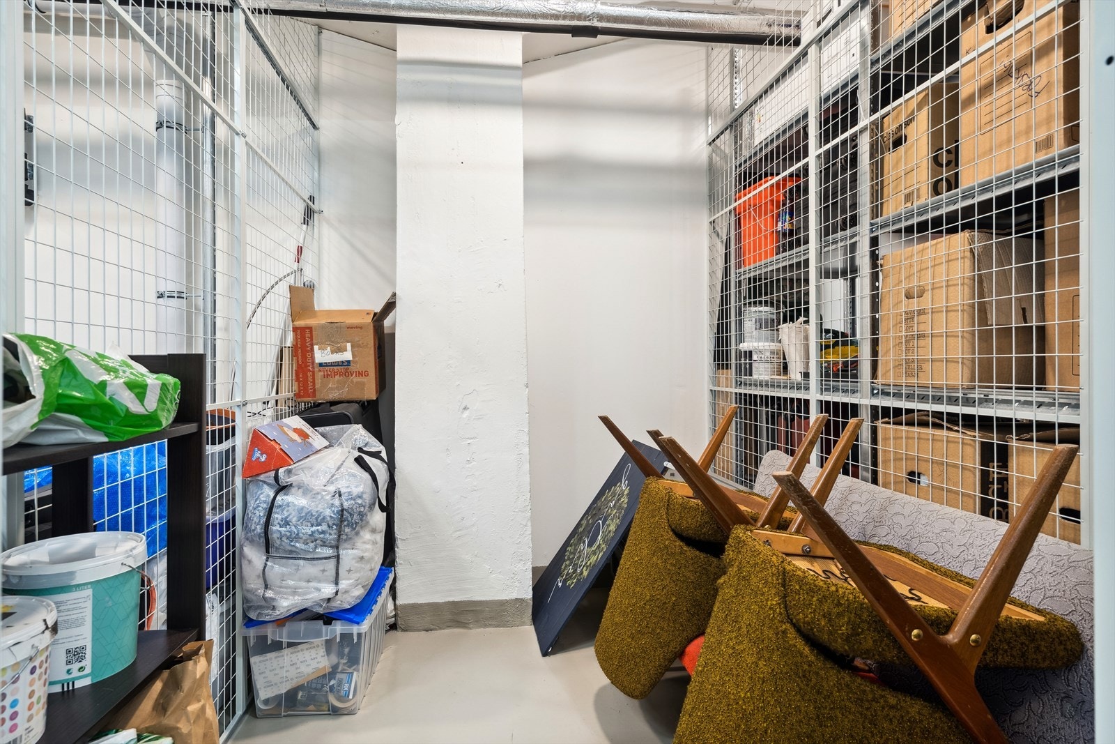 Kjellerboden er på 5m². Galleribilde