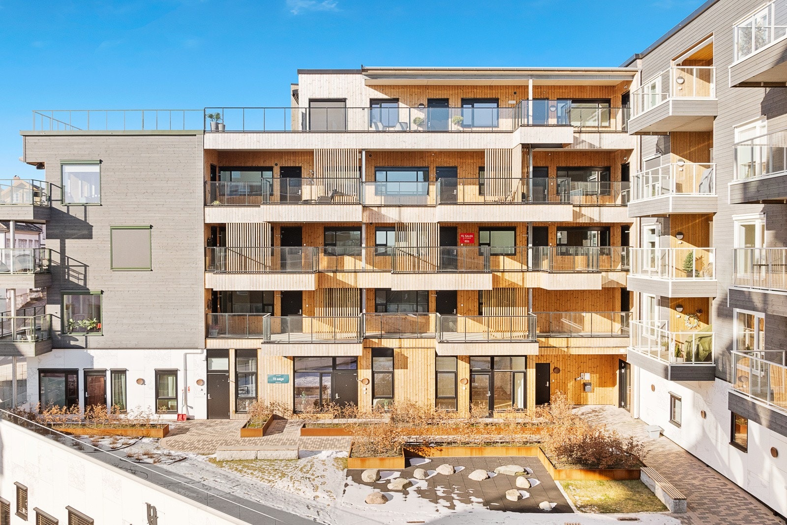 Leiligheten ligger i 3. etasje Galleribilde