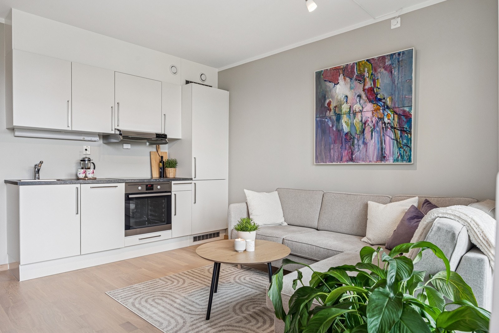 Leiligheten disponerer en bod på 9 kvm i byggets kjeller. Galleribilde