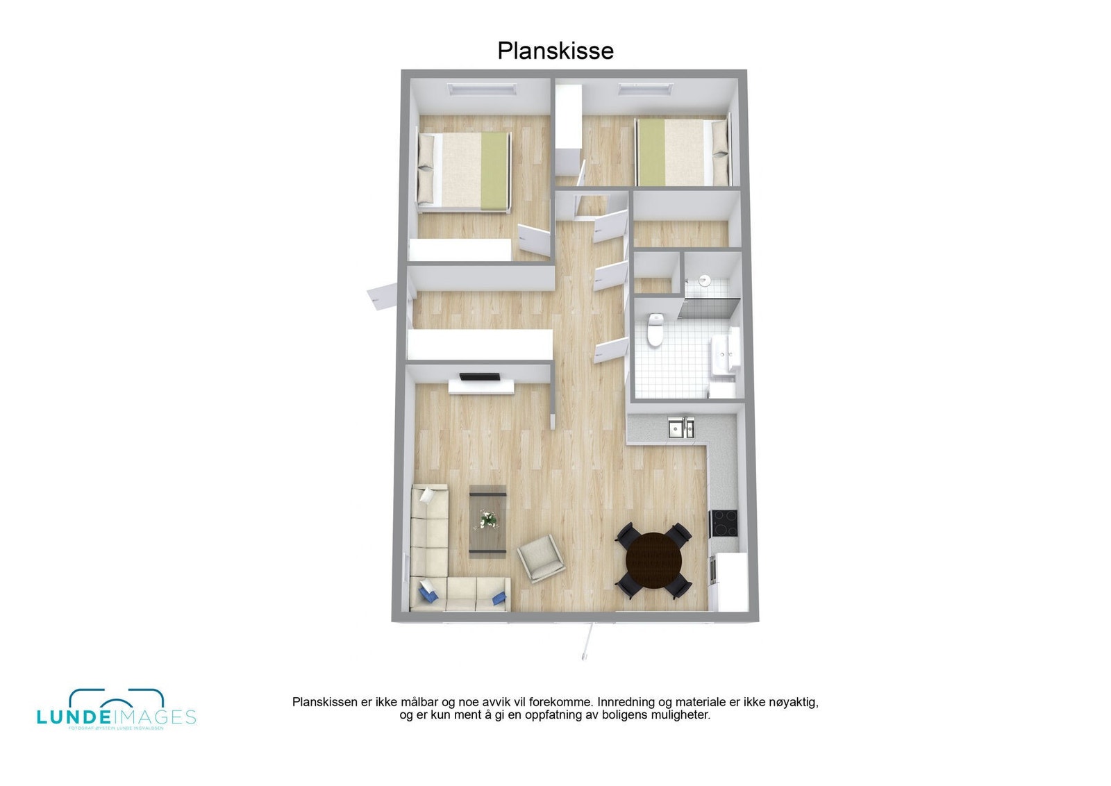 Planskisse 3D - Ikke målbar Galleribilde