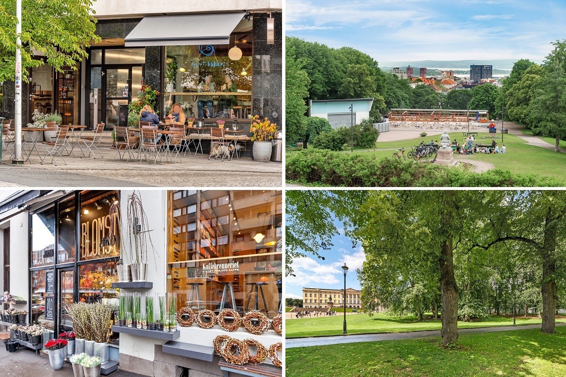 Uttalelige serveringssteder og hyggelige parker i nærområdet og kort vei til Oslo Sentrum. Galleribilde