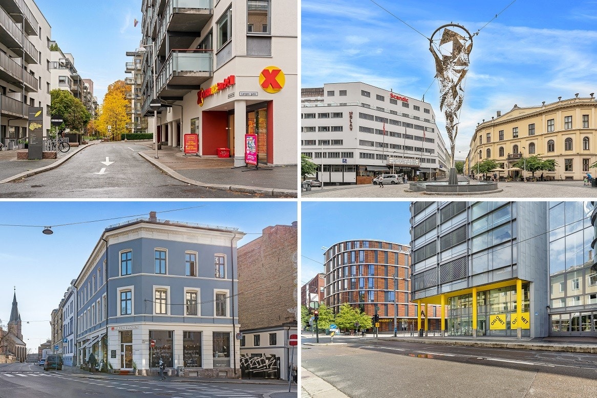 Umiddelbar nærhet til dagligvarebutikk og bakeri i samme gate, St. Olavs plass og OsloMet. Galleribilde