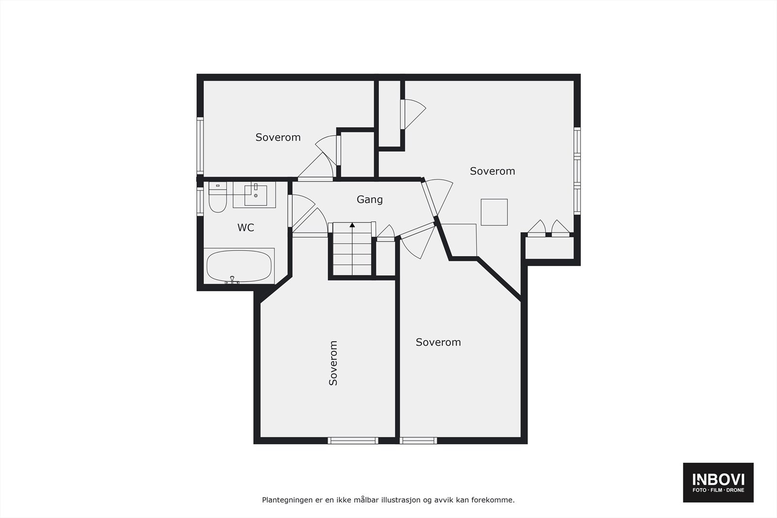 Plantegning 2.etg Galleribilde