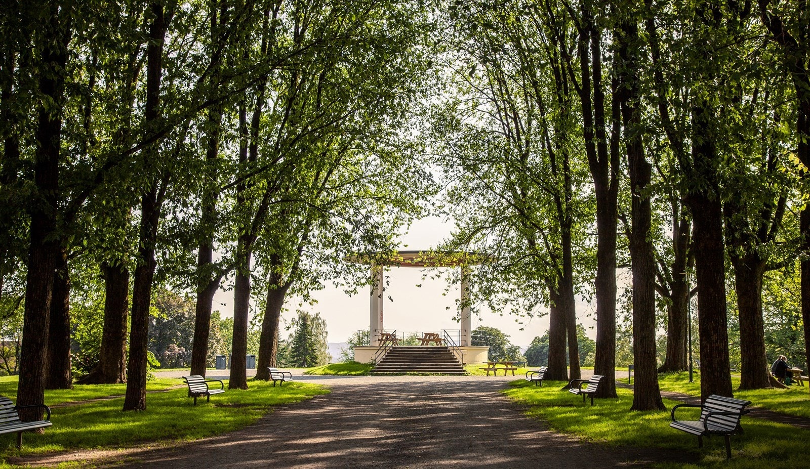 Torshovparken med sine flotte grøntområder finner du i gangavstand fra leiligheten Galleribilde