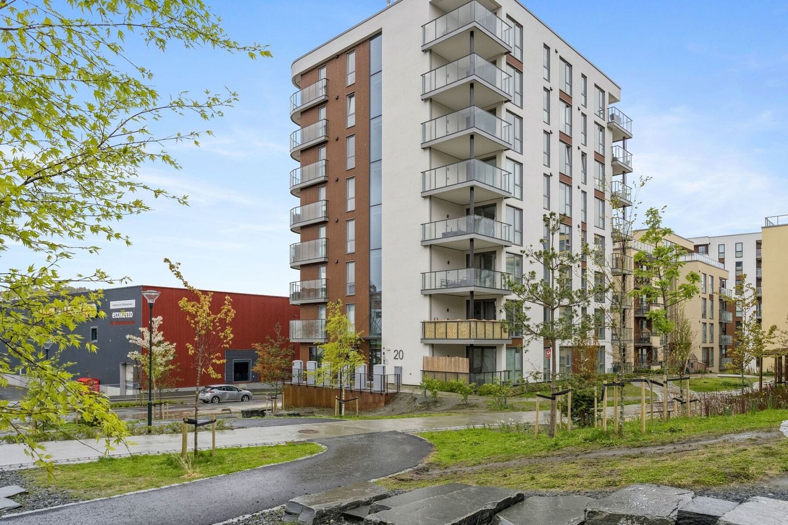 Fasadebilde. Galleribilde