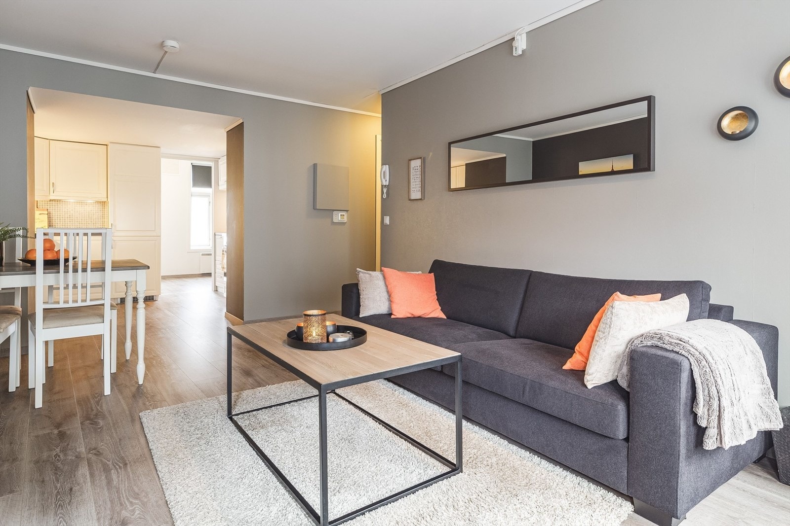 Stuen er på romslige 16,5kvm. Galleribilde