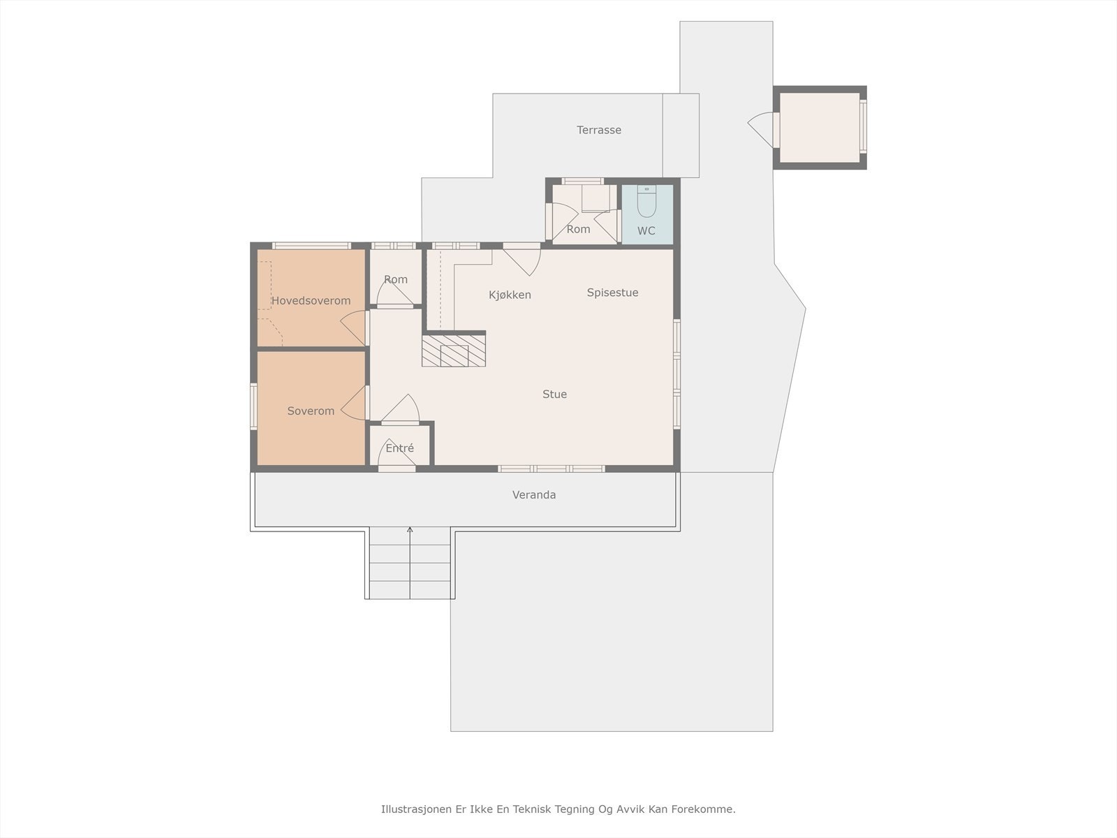 Plantegning for eiendommen. Galleribilde