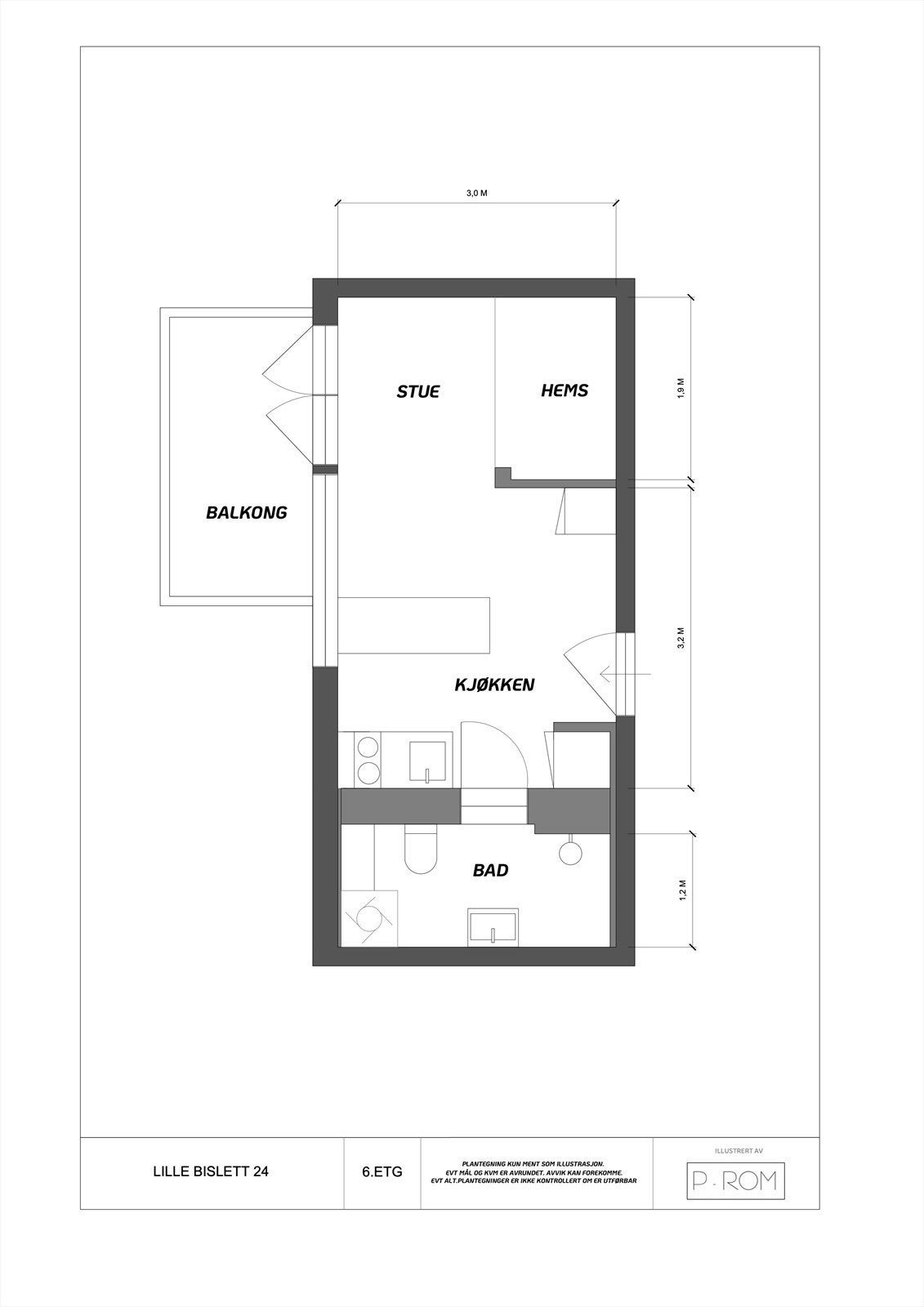 Plantegning. Galleribilde