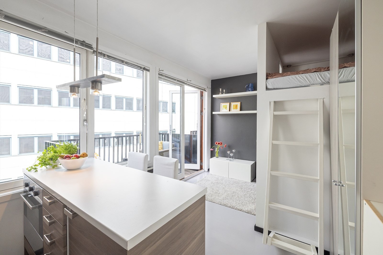 En fin, innbydende og hyggelig 1-roms med sentral beliggenhet på Bislett. Galleribilde