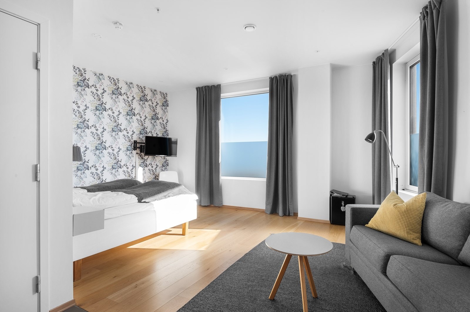 Gjestehybler tilgjengelig for leie når det kommer ekstra besøk. Galleribilde