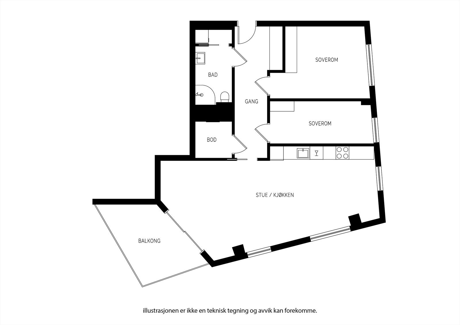 Planløsning Galleribilde