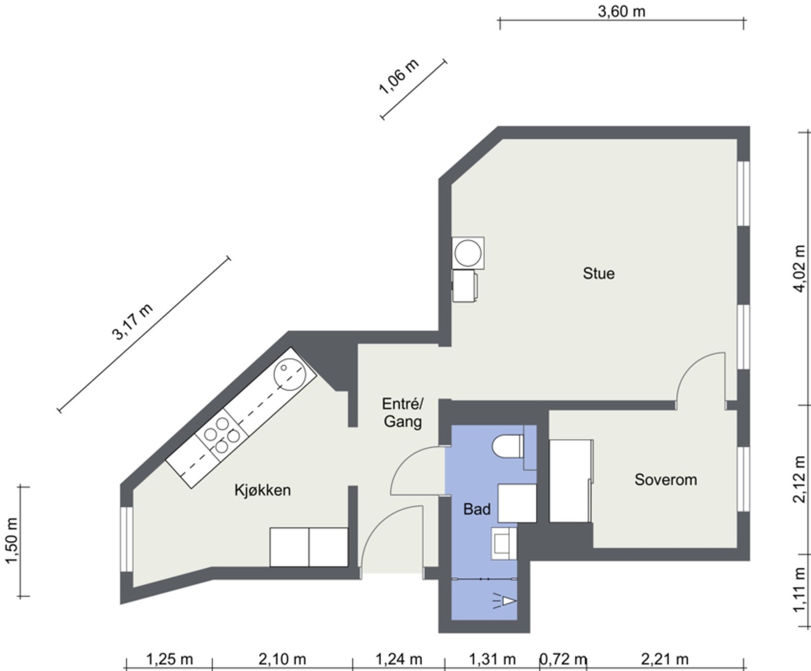 Plantegning. Galleribilde