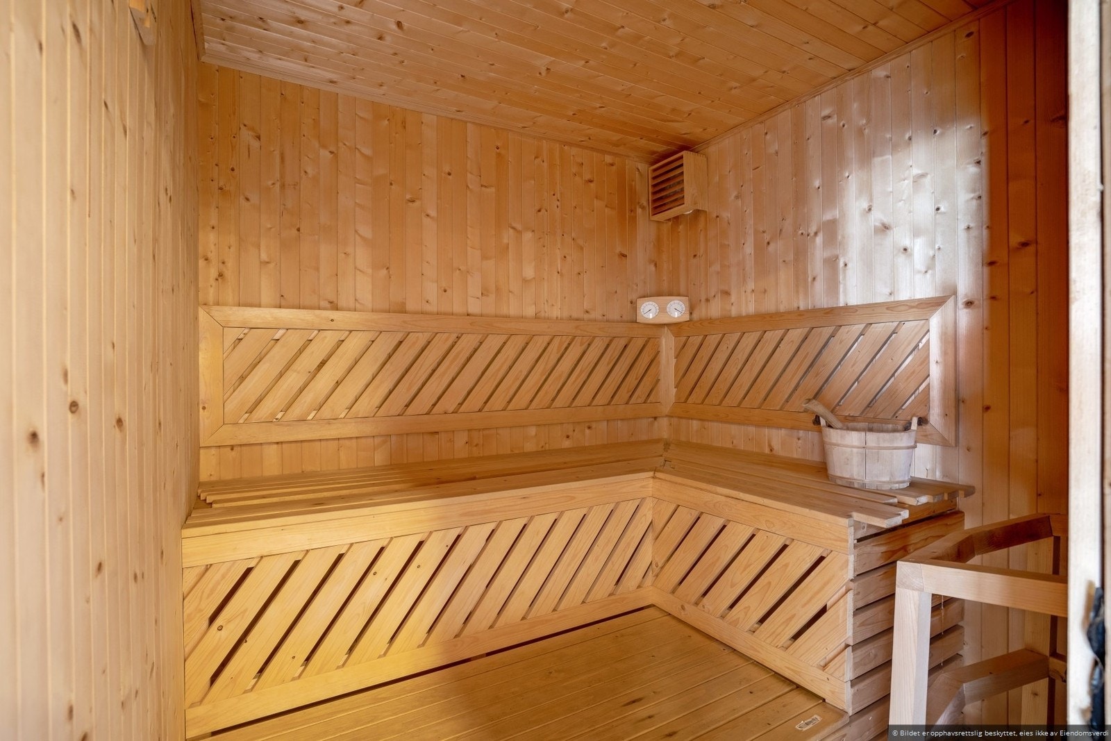 Badstue i saunarom Galleribilde