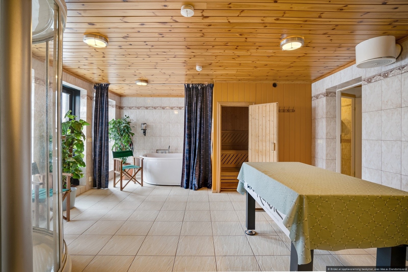 Sauna rom underetasje Galleribilde