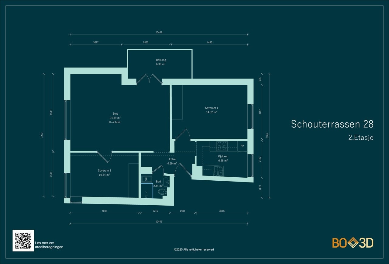 Plantegning Galleribilde