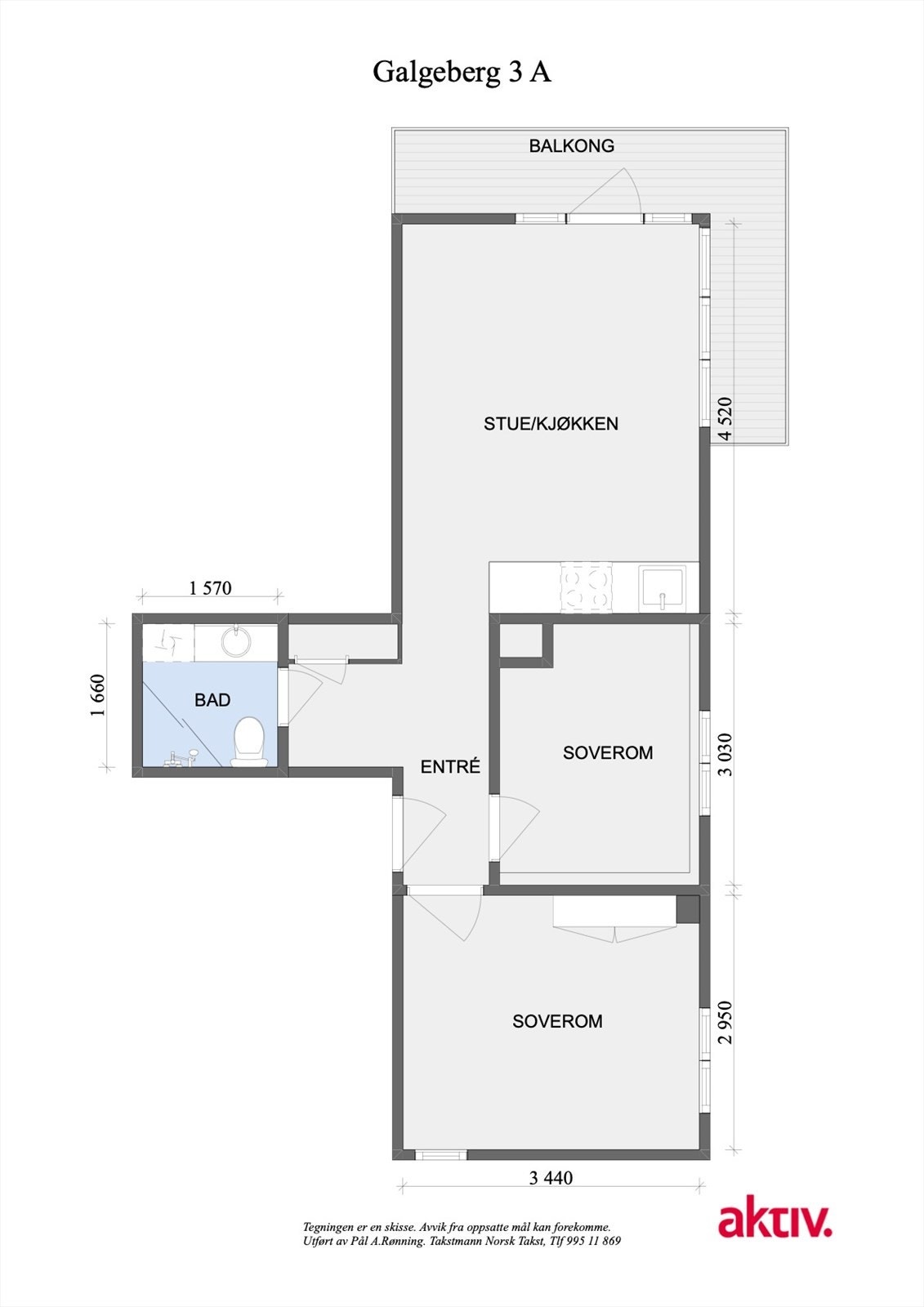 Plantegning. Galleribilde