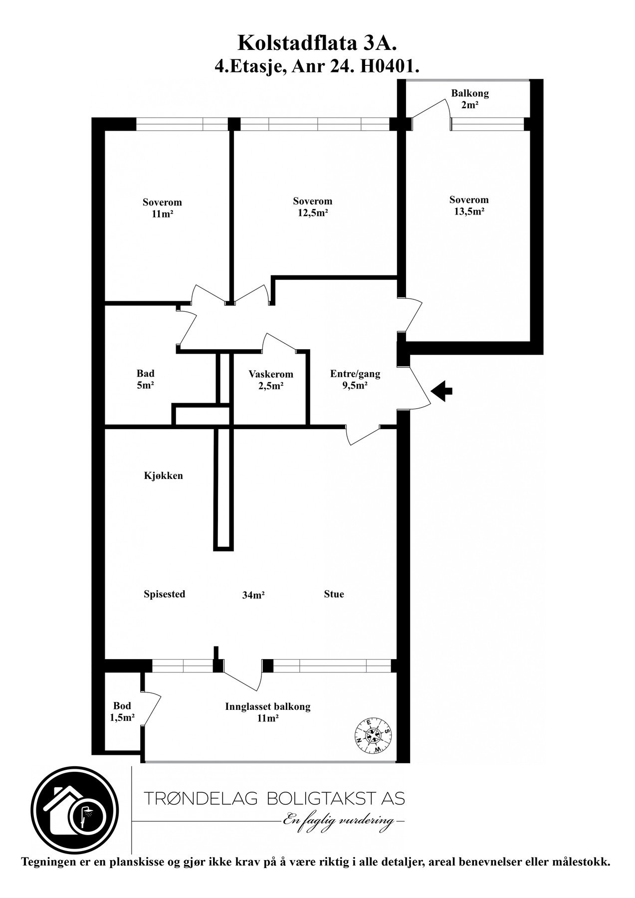 Planskisse. Galleribilde