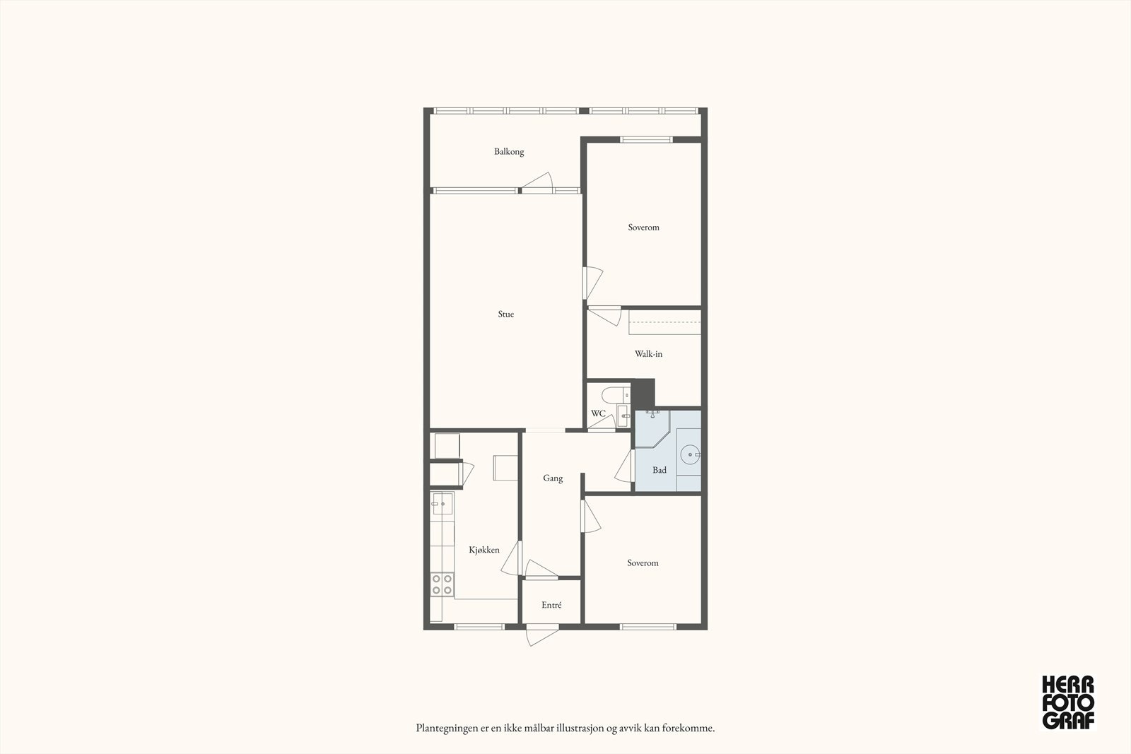 Plantegning Galleribilde