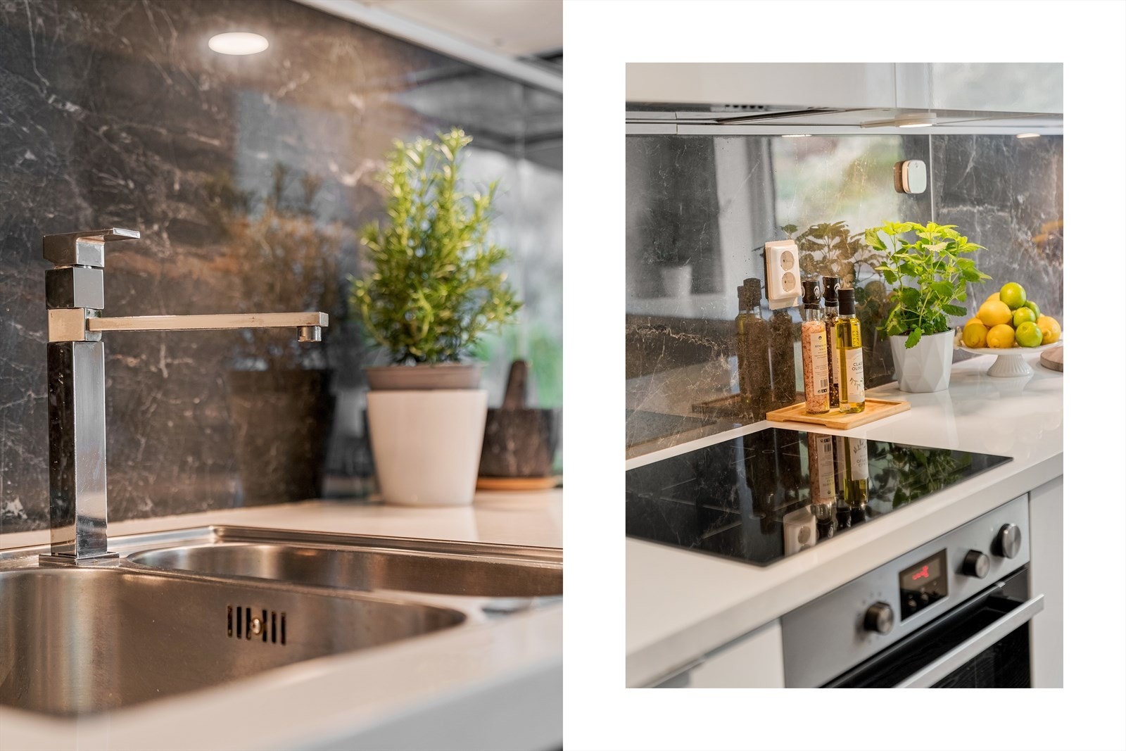 - Rikelig med benke- og lagringsplass samt lys under overskap sørger for gode arbeidsforhold til glede for kokken - Galleribilde